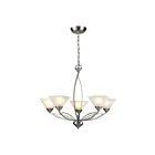 ELK Home 7637-5 Elysburg 300W 5-Lumières Nickel satiné Lustre