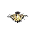 Plafoneir semi encastré ELK Home Circeo 8059-2 120W 2 lumières rouille profonde