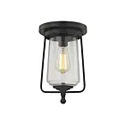 Plafonnier ELK Home Hamel 81223-1 60W 1 lumière bronze huilé