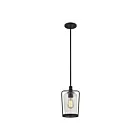 Mini suspendus ELK Home Hamel 81225-1 60W 1 lumière bronze huilé