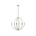 Lustre ELK Home Rotunde 81476-6 360W 6 lumières blanc mat