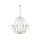 Lustre ELK Home Rotunde 81477-10 600W 10 lumières blanc mat