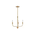 Lustre ELK Home Newland 81505-3 180W 3 lumières laiton satiné