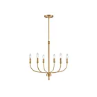 Lustre ELK Home Newland 81506-6 360W 6 lumières laiton satiné