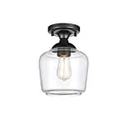 Plafoneir semi encastré ELK Home Agnes 81584-1 60W 1 lumière noir mat