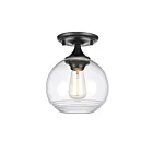 Plafoneir semi encastré ELK Home Angie 81585-1 60W 1 lumière noir mat