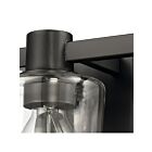 Lumière vanité ELK Home Celia 81642-3 180W 3 lumières noir mat
