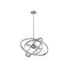 ELK Home 82030-6 Saturn 240W 6-Lumières Chrome Lustre