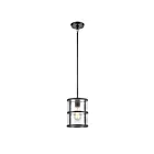 Mini suspendus ELK Home Solace 82074-1 60W 1 lumière noir mat
