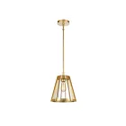 Suspendu ELK Home Open Louvers 82105-1 60W 1 lumière champagne or