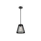 Suspendu ELK Home Open Louvers 82115-1 60W 1 lumière noir mat