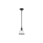 Mini suspendus ELK Home Boyer 82164-1 60W 1 lumière noir mat