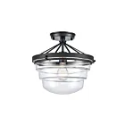 Plafoneir semi encastré ELK Home Boyer 82168-1 60W 1 lumière noir mat