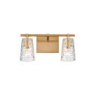 Lumière vanité ELK Home Lightweave 82171-2 120W 2 lumières laiton satiné