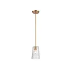 Mini suspendus ELK Home Lightweave 82175-1 60W 1 lumière laiton satiné