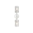 Applique murale ELK Home Forma de Crystal 82195-2 120W 2 lumières chrome poli