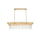 Chandelier linéaire ELK Home Fantania 82226-4 240W 4 lumières champagne or