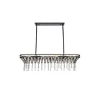 Chandelier linéaire ELK Home Fantania 82236-4 240W 4 lumières noir mat