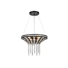 Lustre ELK Home Fantania 82237-4 240W 4 lumières noir mat