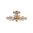 ELK Home Serena 7046-3 180W Deep Rust Semi Flush Mount