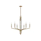 ELK Home 82296-6 Serena 360W 6-Lumières Laiton satiné Lustre