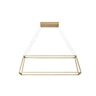 Chandelier LED linéaire ELK Home Minimalist 85057-LED 36W 1 lumière or doux
