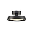 Plafonnier Semi Encastré LED ELK Home Nancy 85074-LED 18W 1 lumière noir mat