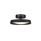 Plafonnier Semi Encastré LED ELK Home Nancy 85075-LED 22W 1 lumière noir mat