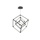 Suspendu LED ELK Home Cube Squared 85145-LED 58W 1 lumière noir mat