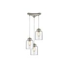Suspendu multiple ELK Home Josie 85213-3 180W 3 lumières nickel satiné