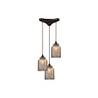 Suspendu multiple ELK Home Illuminessence Configurable 85257-3 300W 3 lumières bronze huilé