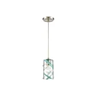 Mini suspendus ELK Home Winter Wind 85341-1 60W 1 lumière nickel satiné
