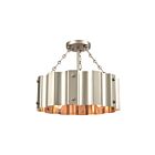 Plafoneir semi encastré ELK Home Clausten 89056-3 300W 3 lumières nickel mat