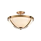 Plafoneir semi encastré ELK Home Connelly 89115-3 300W 3 lumières laiton