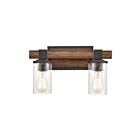 Lumière vanité ELK Home Crenshaw 89131-2 120W 2 lumières noir en détresse