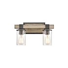 Lumière vanité ELK Home Crenshaw 89141-2 120W 2 lumières fer à enclume