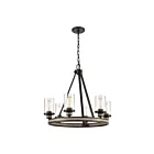 ELK Home 89159-6 Beaufort 360W 6-Lumières Enclume de fer Lustre
