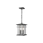 Suspendu d'extérieur ELK Home Oak Park 89365-3 180W 3 lumières noir mat