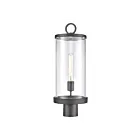 ELK Home 89496-1 Hopkins 100W 1-Lumière Noir anthracite Lanterne de poteau extérieure