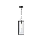 ELK Home 90013-1 Augusta 100W 1-Lumière Noir mat Lanterne de poteau extérieure