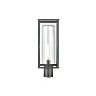 ELK Home 90014-1 Augusta 100W 1-Lumière Noir mat Lanterne de poteau extérieure