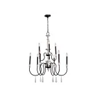 ELK Home 90202-9 Brownell 81W 9-Lumières Enclume de fer Lustre