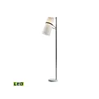 Lampe sur pied LED ELK Home Banded Shade D2730-LED 9.5W 1 lumière noir mat