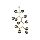 ELK Home D3566 Synapse 440W 11-Lumières Laiton vieilli Lustre