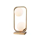 ELK Home D4156 Moondance 80W 2-Lumières Laiton vieilli Lampe de table