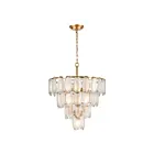 ELK Home D4664 Curiosity 480W 8-Lumières Laiton vieilli Lustre