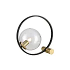 ELK Home D4703 Ayla 7W 1-Lumière Laiton miel Lampe de table