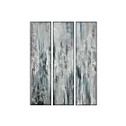 Art mural Lasting Texture - lot de 3 ELK Home H0016-8154-S3 bleu