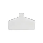 Vase Drue - court ELK Home H0017-9147 blanc mat