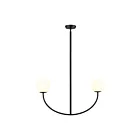 ELK Home H0018-10372 120W 2-lumières Noir mat Suspendu